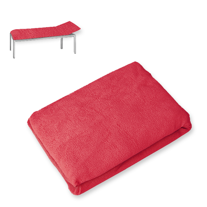 [U18419] Liegenbezug Frottee bordeaux, 65 x 195 cm