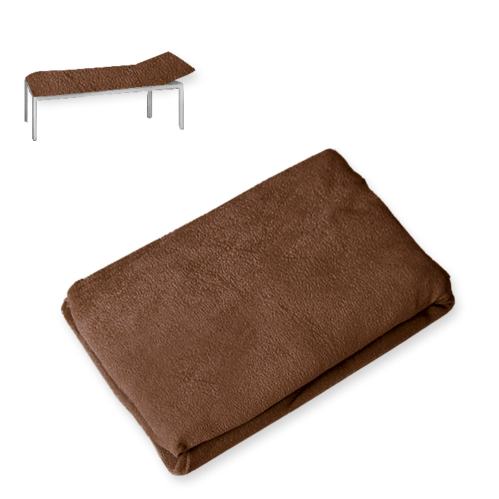 [U18432] Liegenbezug Frottee nougat, 65 x 195 cm