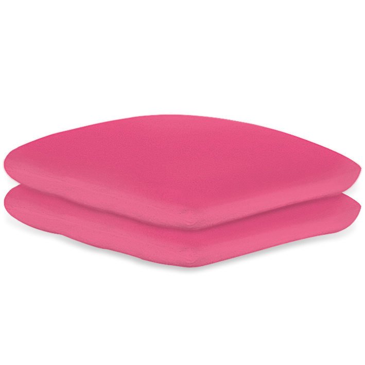 [U18476] Kissenbezüge Frottee pink, 40 x 40 cm, mit Reißverschluss (2 Stck.)