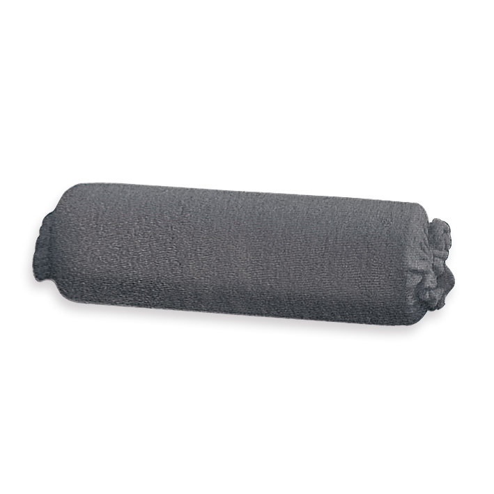 Nackenrollenbezug Frottee graphit, für Rollen 50 cm