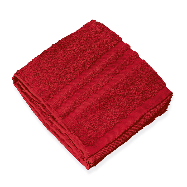 [U18641] Handtuch bordeaux, 50 x 100 cm
