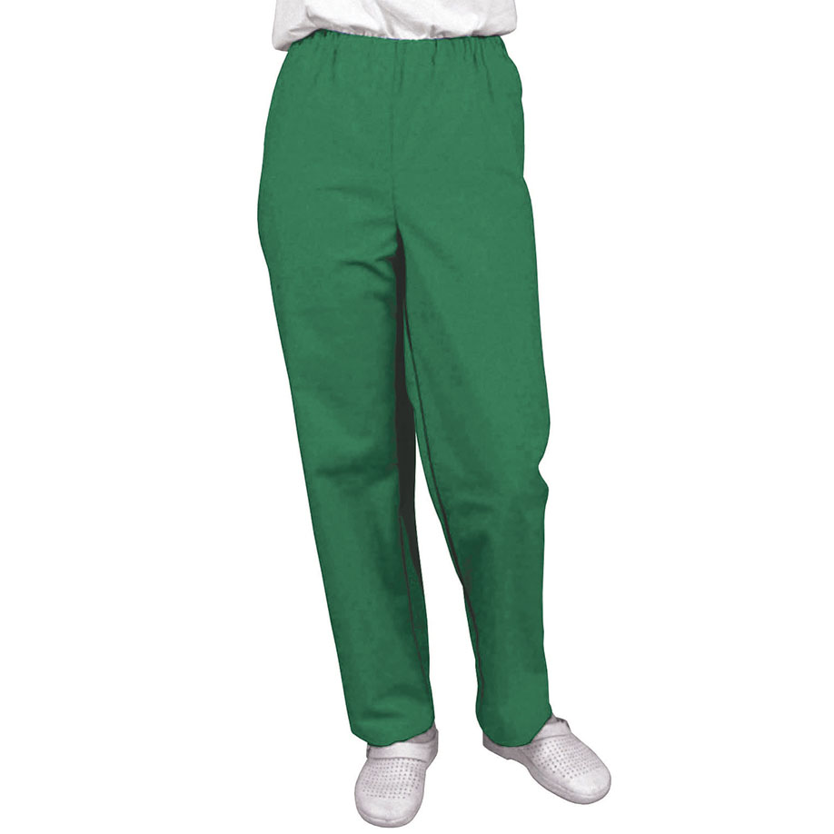 Hose Typ Bochum forstgrün, Gr. XS = 0 Gr. 34/36 (Damen), Gr. 40/42 (Herren) 50 % Baumwolle / 50 % Polyester