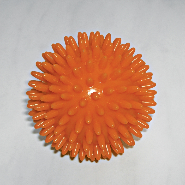 [U18804] Igel-Massage-Handball orange Ø 6 cm