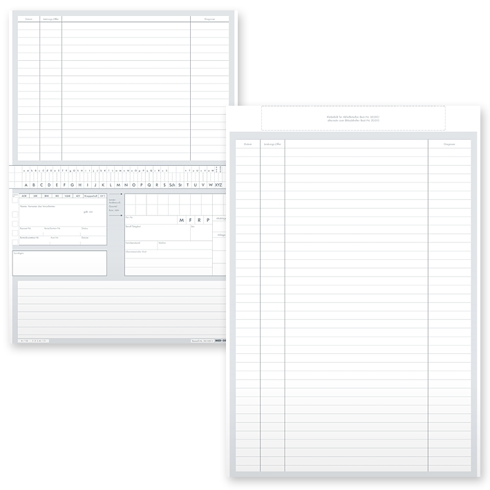 Karteikarten ALPHAsafe DIN A5 quer Typ Standard (500 Stck.)