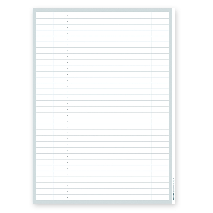 Einlegeblatt DIN A4 für alle Fachgruppen (500 Stck.)