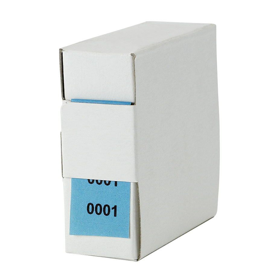 Archiv-Nummern, doppelt 5001 - 6000, blau