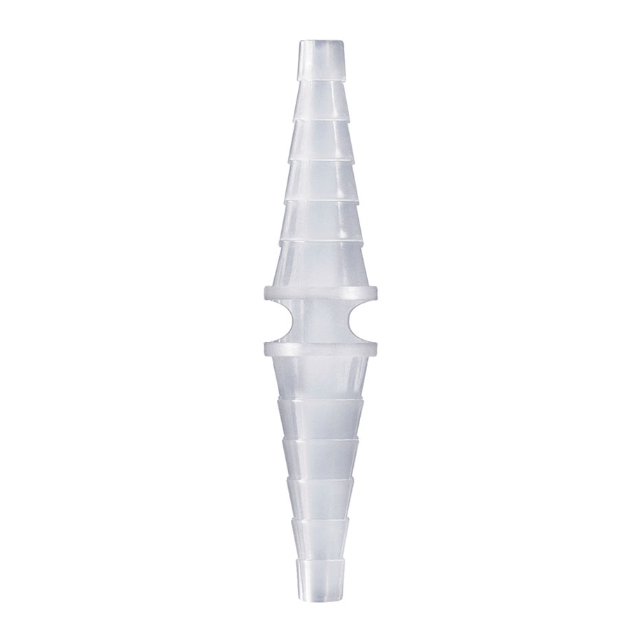 [U19020] medimex Schlauchverbinder, abgestuft min. Ø 7 mm / max. Ø 14 mm, Länge: 90 mm (neue Ausführung) – 10 Stück