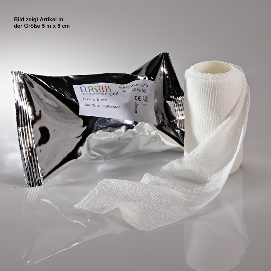 [U19633] ELASTUS TraumaCool Bandagen 5 m x 6 cm (10 Stck.)