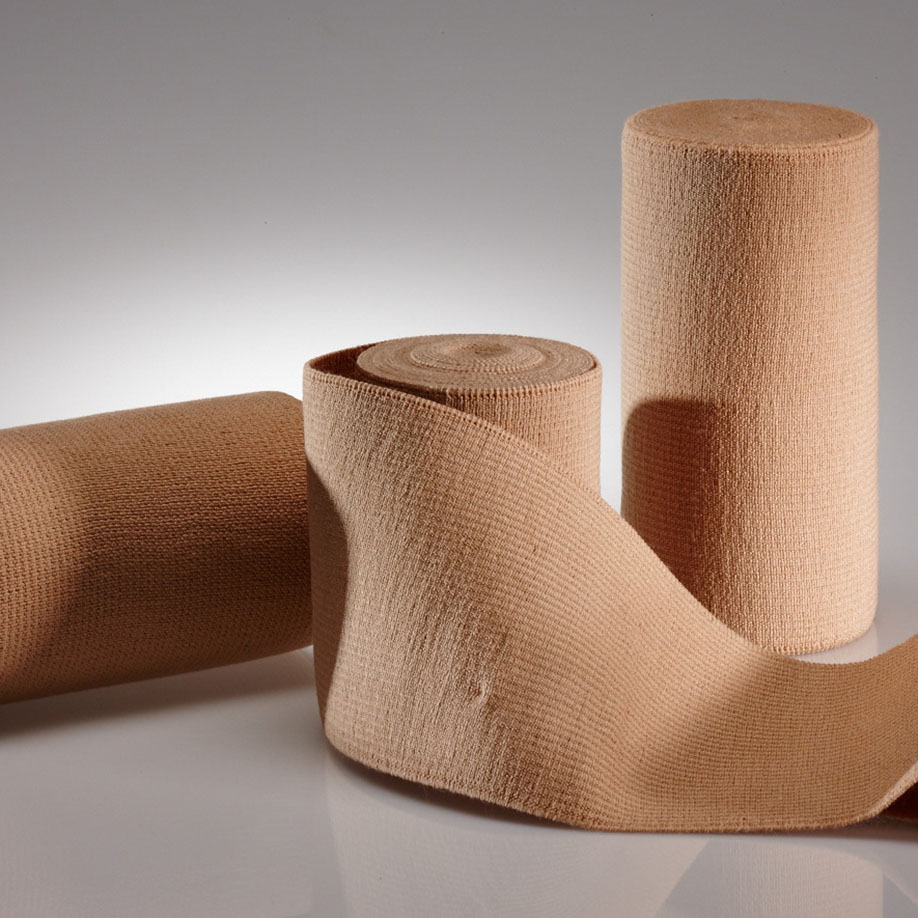 ELASTUS long/elast Langzugbinde 7 m x 10 cm,  hautfarben, fein  (8 Stck.)