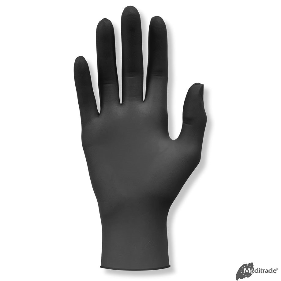 Nitril black U.-Handschuhe, PF, latexfrei, unsteril, Gr. S (100 Stck.)