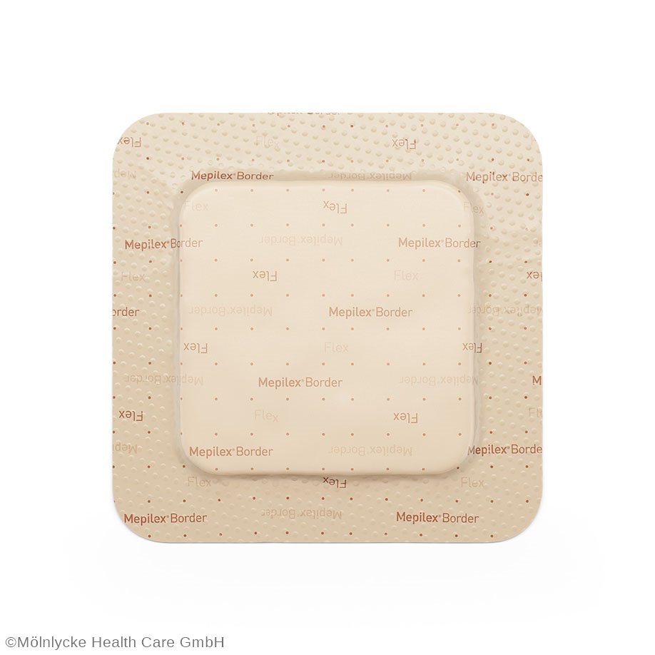 Mepilex Border Flex Schaumverband steril 15 x 15 cm, mit Haftrand (10 Stck.)
