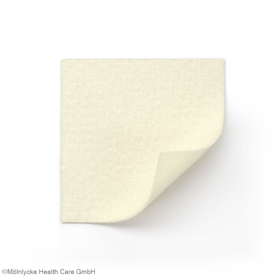 Exufiber Hydrofaserverband steril, 10 x 10 cm (10 Stck.)