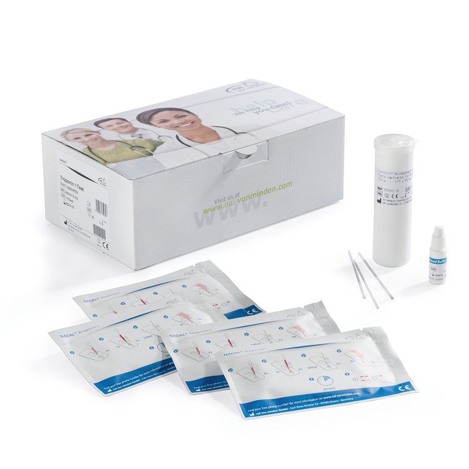 [U20096] NADAL Troponin I Test (10 Kassetten)