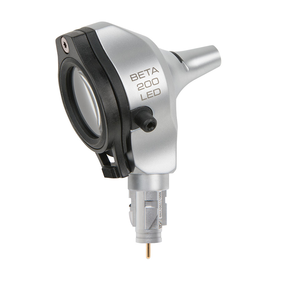 BETA 200 LED F.O. Otoskop-Kopf 2,5 V ohne Tips, ohne Griff