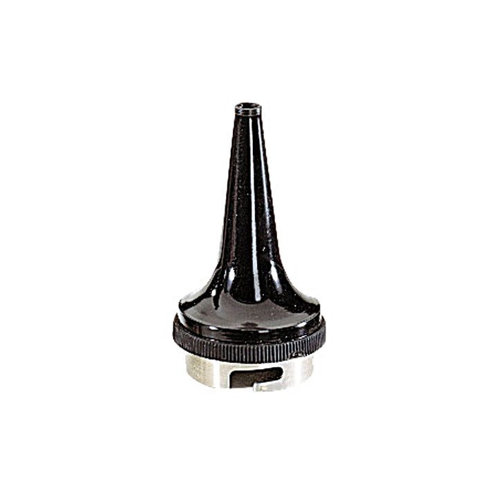 Spekulum aus SANALON S, kurz, geschlossen, 40 mm lang / Ø 3,5 mm für G100 / G100 LED geschlitztes Kopfstück und BETA 100 VET Otoskop