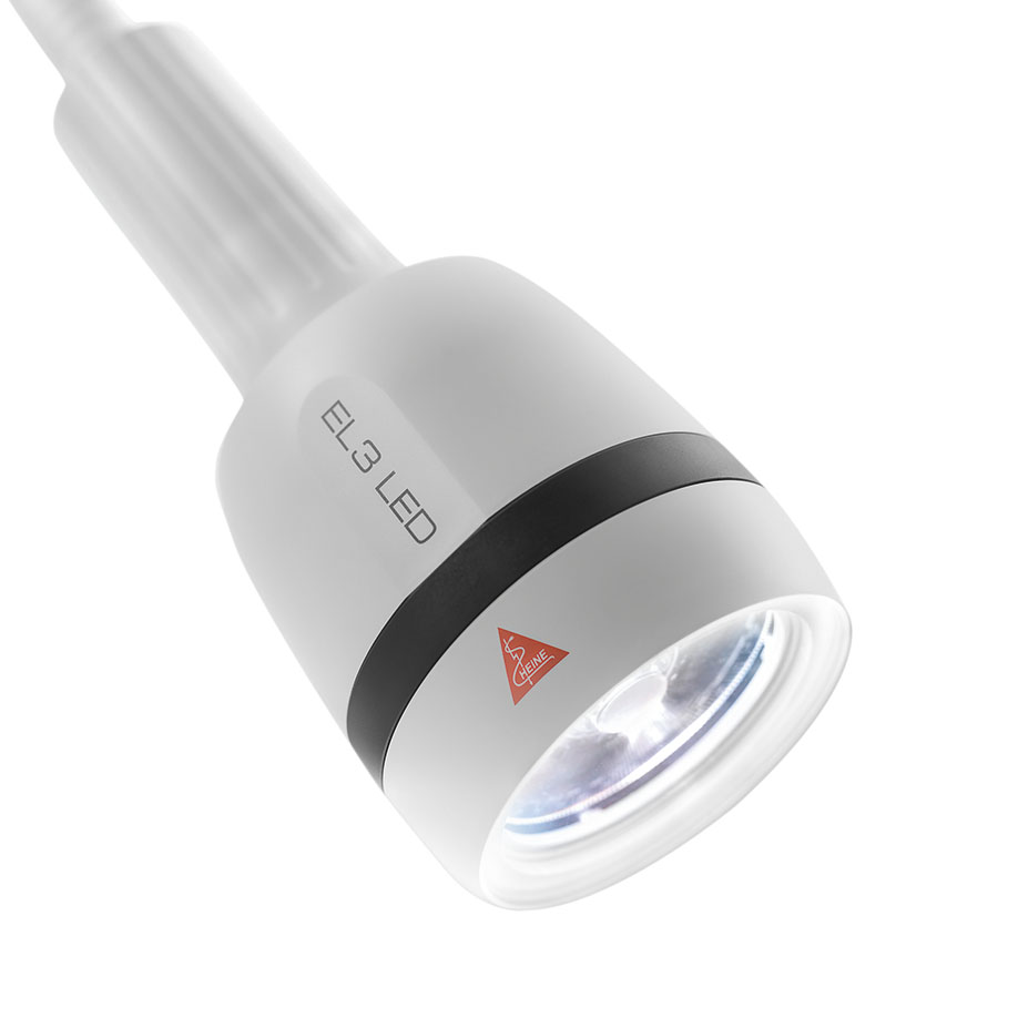 [U20396] EL 3 LED Untersuchungsleuchte mit Rollstativ aus Metall