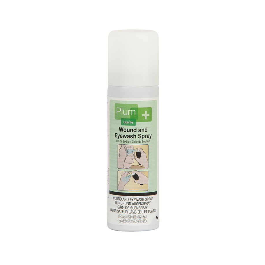 [U20800] Plum Wound and Eyewash Spray 50 ml (0,9 % Natriumchloridlösung)