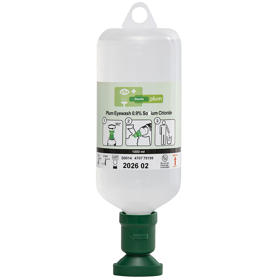[U20809] Plum Wound and Eyewash 1000 ml (0,9 % Natriumchloridlösung)