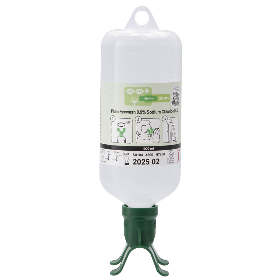 [U20814] Plum Wound and Eyewash Duo 1000 ml (0,9 % Natriumchloridlösung)