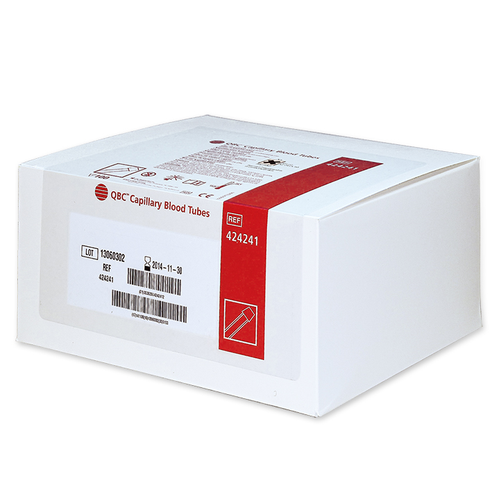 [U20923] Testpackung kapillare QBC-Röhrchen, sort. (100 Stck.)