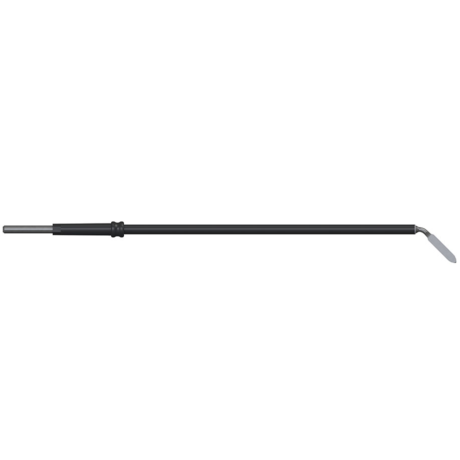 Messerelektrode monopolar 12 x 2.5 mm, AL = 90 mm 45° abgewinkelt