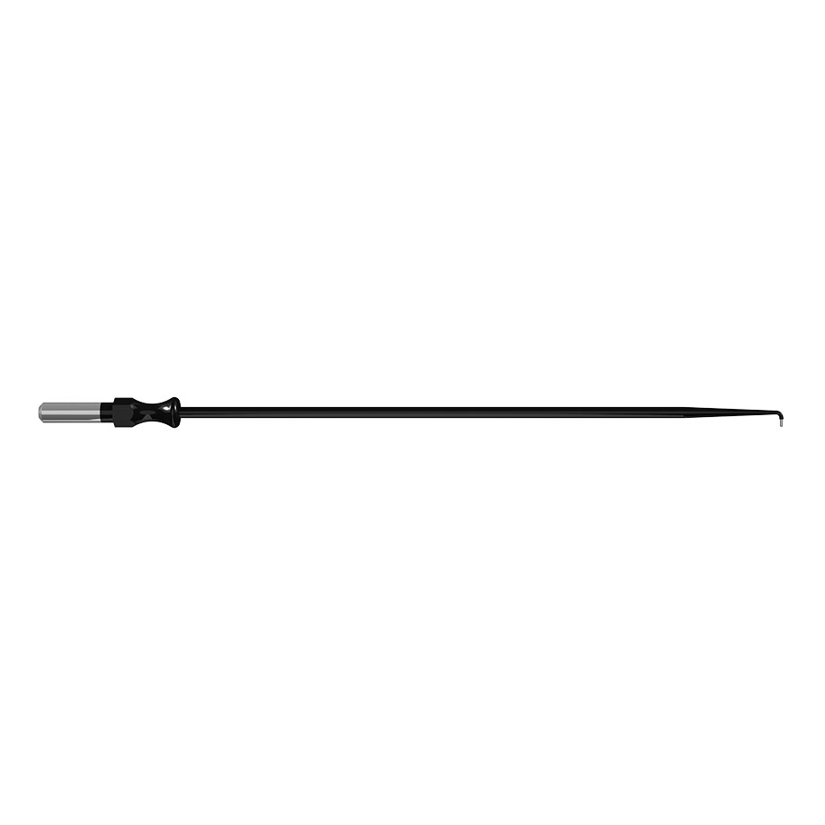 Arthroskopieelektrode monopolar 1,5 x 0,6 mm, AL = 115 mm 90° abgewinkelt