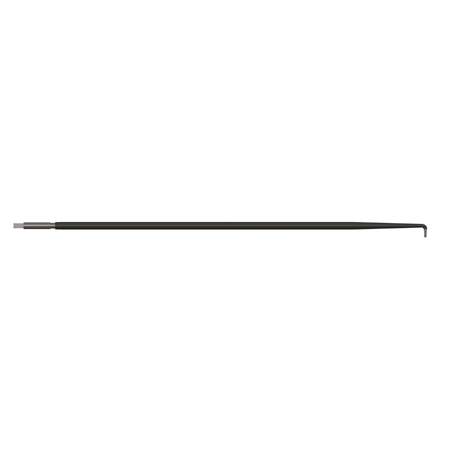 Arthroskopieelektrode monopolar 2,5 x 0,8 mm, AL = 110 mm 90° abgewinkelt