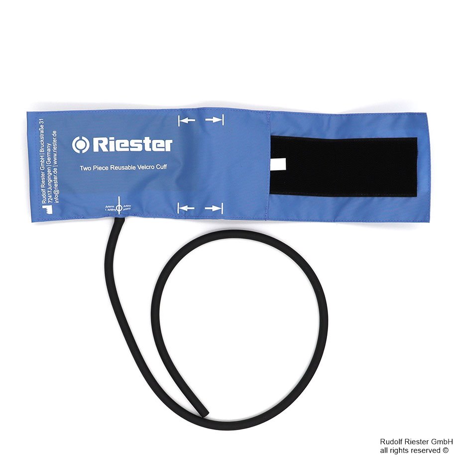 [U21277] Klettenmanschette Kinder, 35,5 x 10 cm, 1-Schlauch, blau