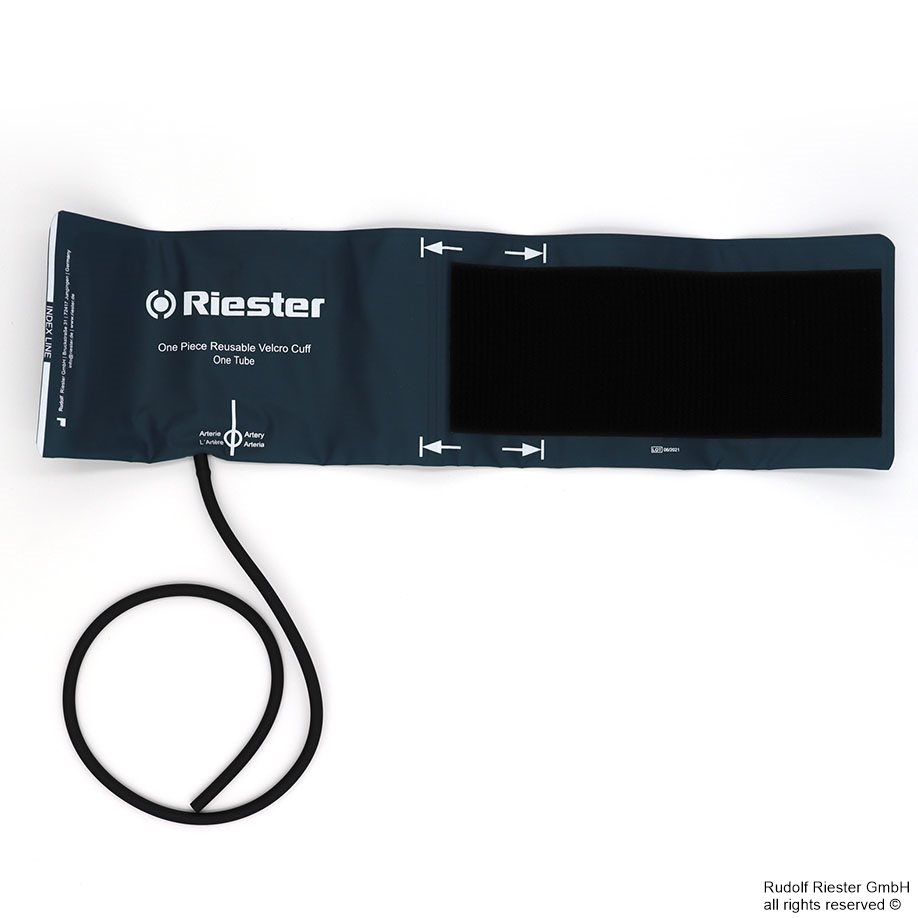 [U21321] Klettenmanschette Erwachsene, polsterlos 54 x 14,5 cm, 1-Schlauch, desinfizierbar