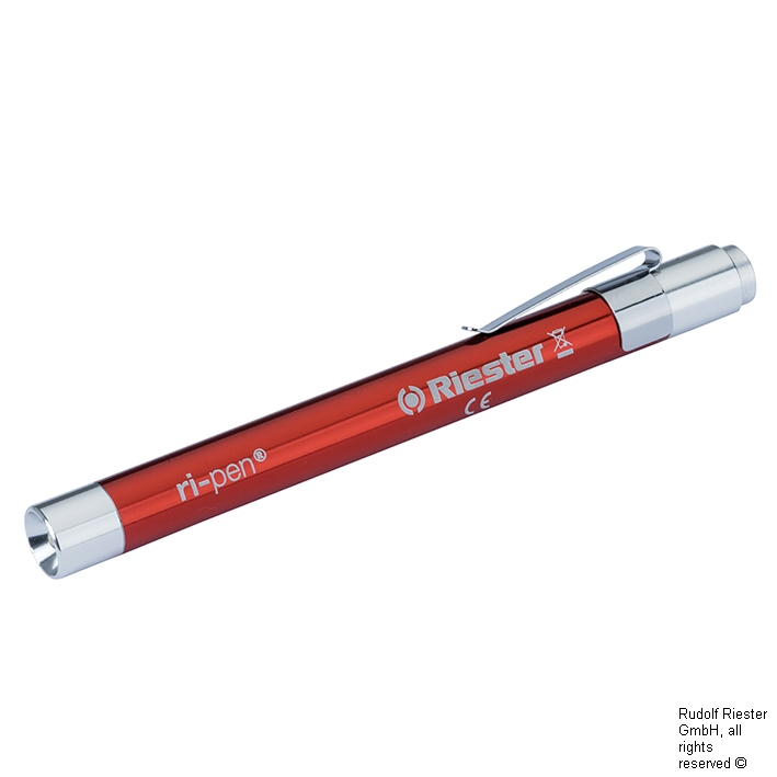 ri-pen Diagnostikleuchte, rot, LED 3 V inkl. 2 Batterien Typ AAA