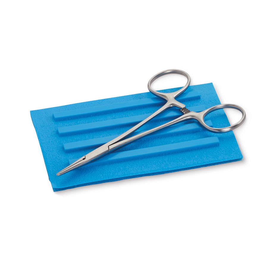 [U22152] Magnetische OP-Matte blau, steril, 115 x 76 mm (50 Stck.)