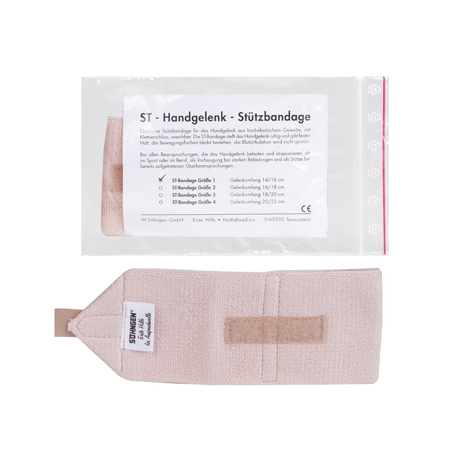 [U22407] ST-Handgelenk-Stützbandage Gr. 1, Handgelenkumfang 14/16 cm