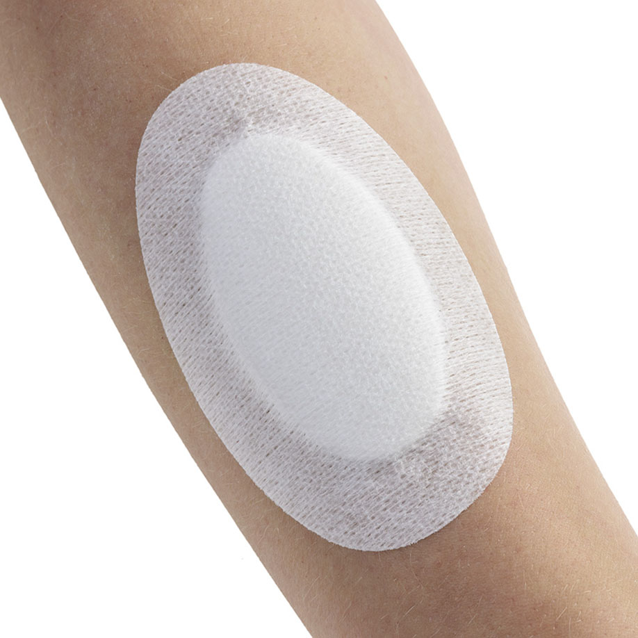 [U22487] OPTOMED OVAL Spezialverband steril 9,5 x 6,5 cm (50 Stck.)