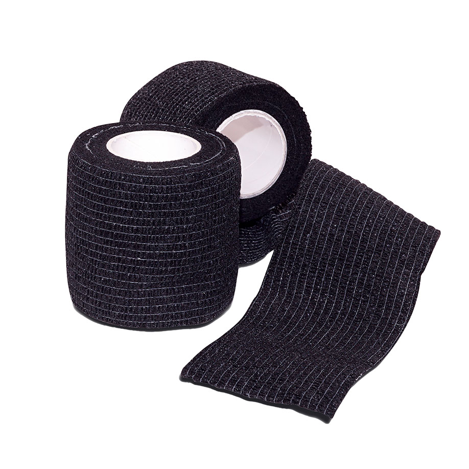 [U22663] Unigloves Griff Bandagen schwarz, 5 cm x 4,5 m (12 Stck.)