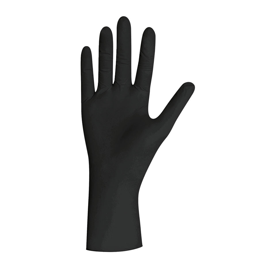 Black Pearl Nitril U.-Handschuhe Gr. S unsteril puderfrei schwarz (100 Stck.)