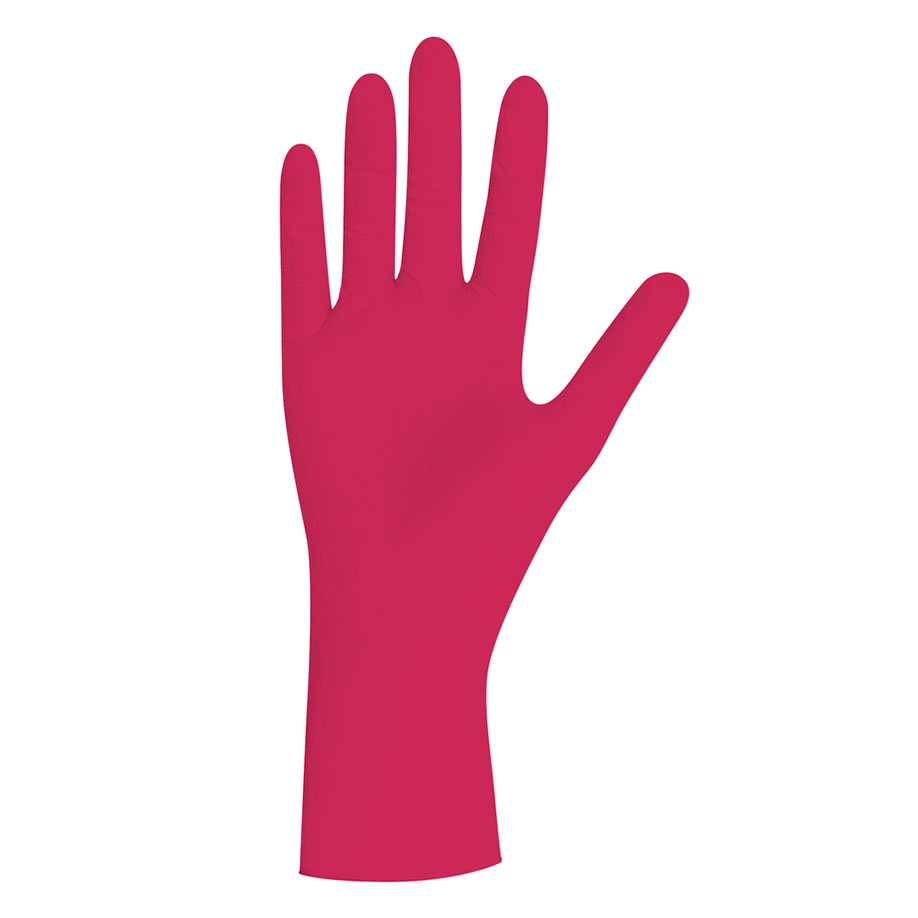 [U22713] Red Pearl Nitril U.-Handschuhe Gr. L unsteril puderfrei rot (100 Stck.) -alte Artikelnummer: UGV 9804-