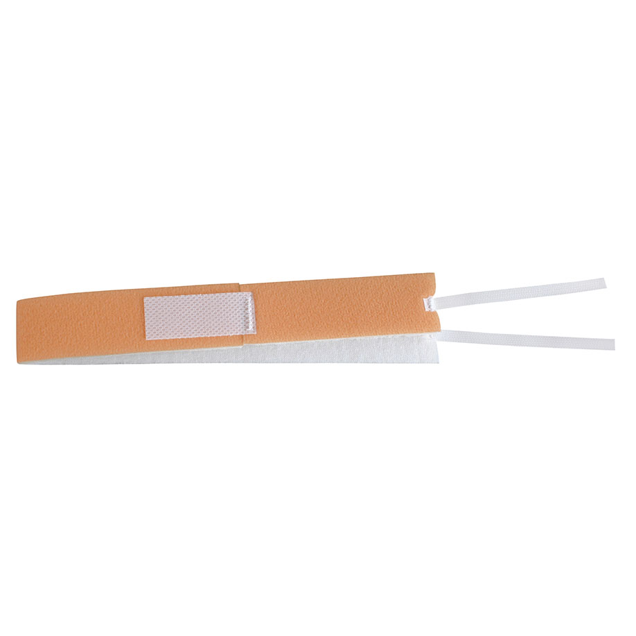 Einmal-Tracheostomie-Halsband beige für Erwachsene und Kinder, Länge: 400 mm – 10 Stück