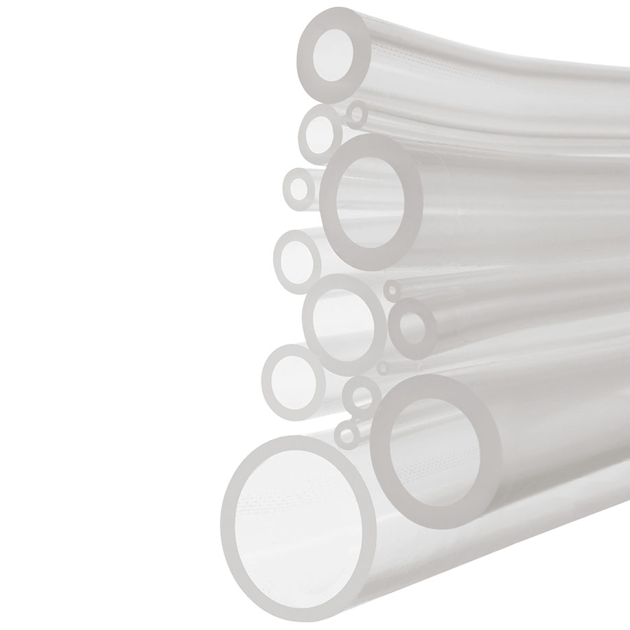 Silikonschlauch glatt / transparent I.D. 6,0 mm, A.D. 12 mm (25 mtr.)
