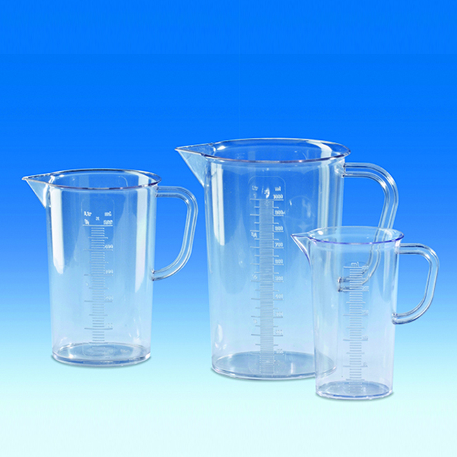[U23045] Messbecher, SAN, erhabene Skala, 500 ml
