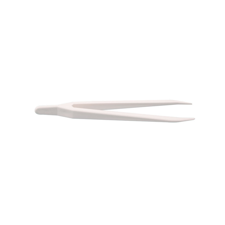 Pinzette, PMP, weiß, spitz, elastisch, Länge 115 mm – 10 Stück