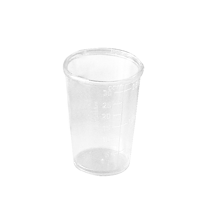 [U23117] Einnehmeglas 30 ml glasklar – 10 Stück