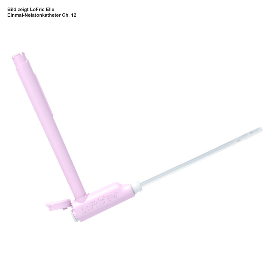 [U23247] LoFric Elle Einmal-Nelatonkatheter, Ch. 12, 10 cm, steril (30 Stck.) (weiblich)