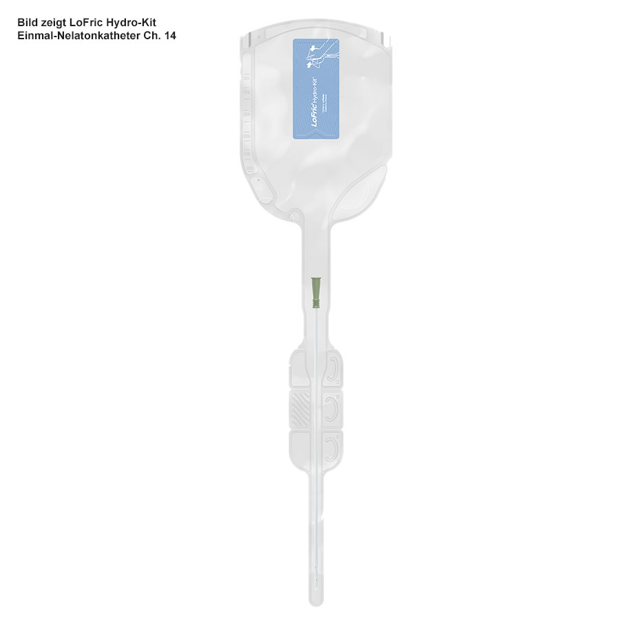 LoFric Hydro-Kit Einmal-Nelatonkatheter, Ch. 10, 40 cm, steril (30 Stck.) (männlich)