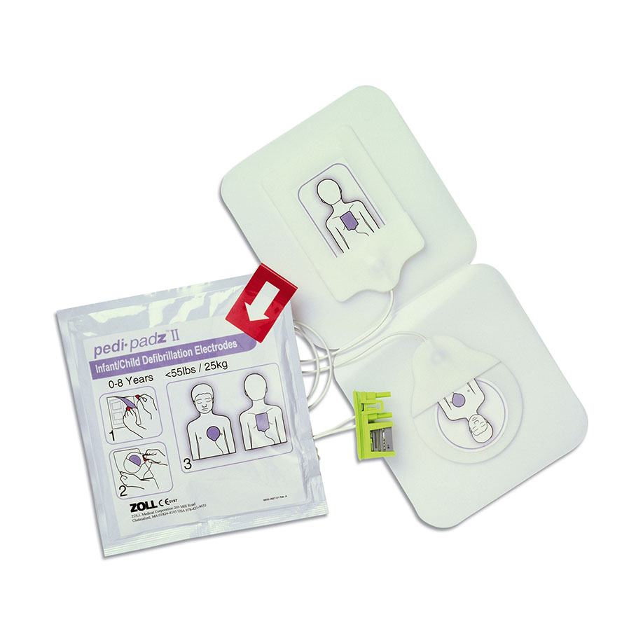 [U23313] Pedi-padz II Kinder-Elektroden (bis 8 Jahre/25 kg) für ZOLL AED PLUS / AED PRO