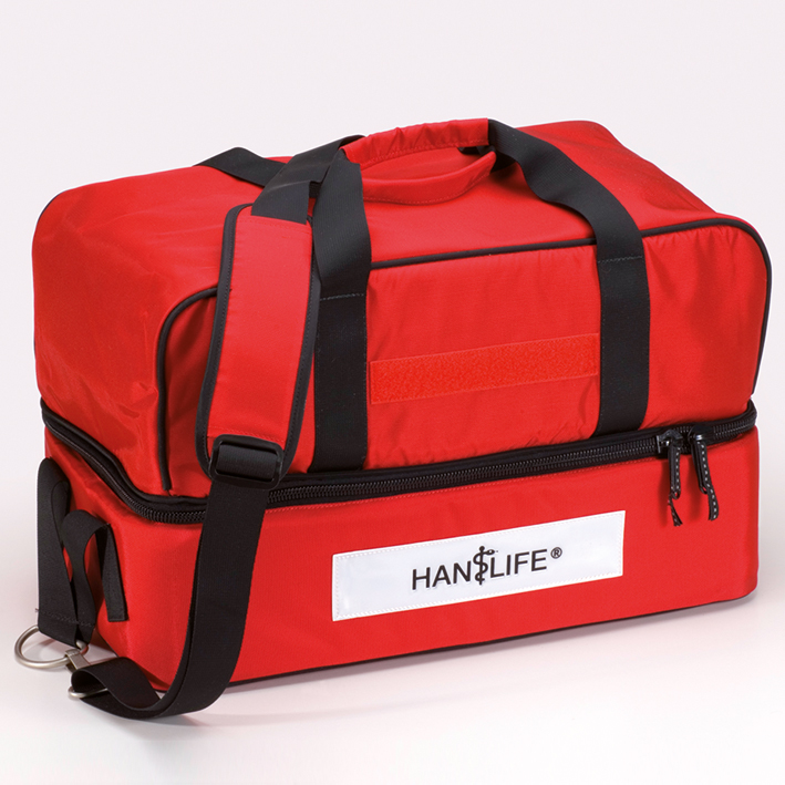[U23320] HAN-LIFE Rettungstasche leer, rot, Polyamid