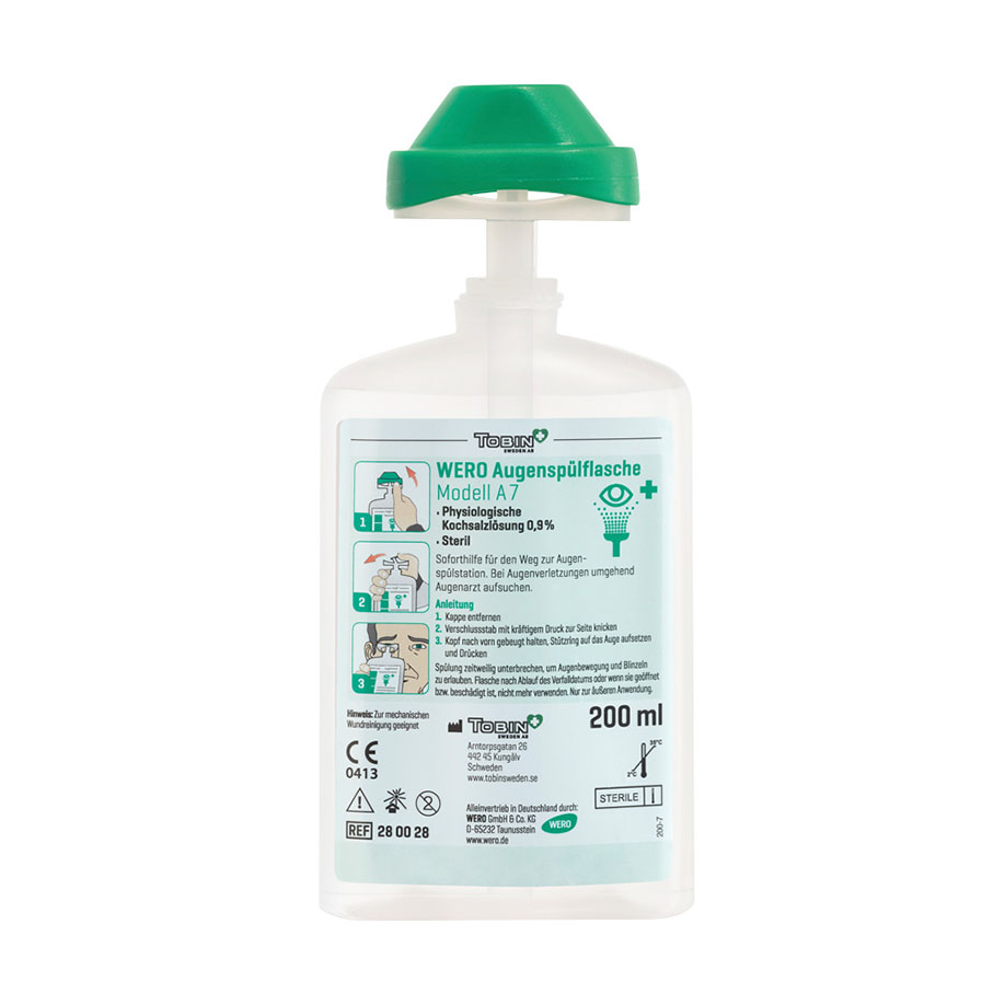[U23327] wero-Augenspülflasche Modell A7 steril 200 ml