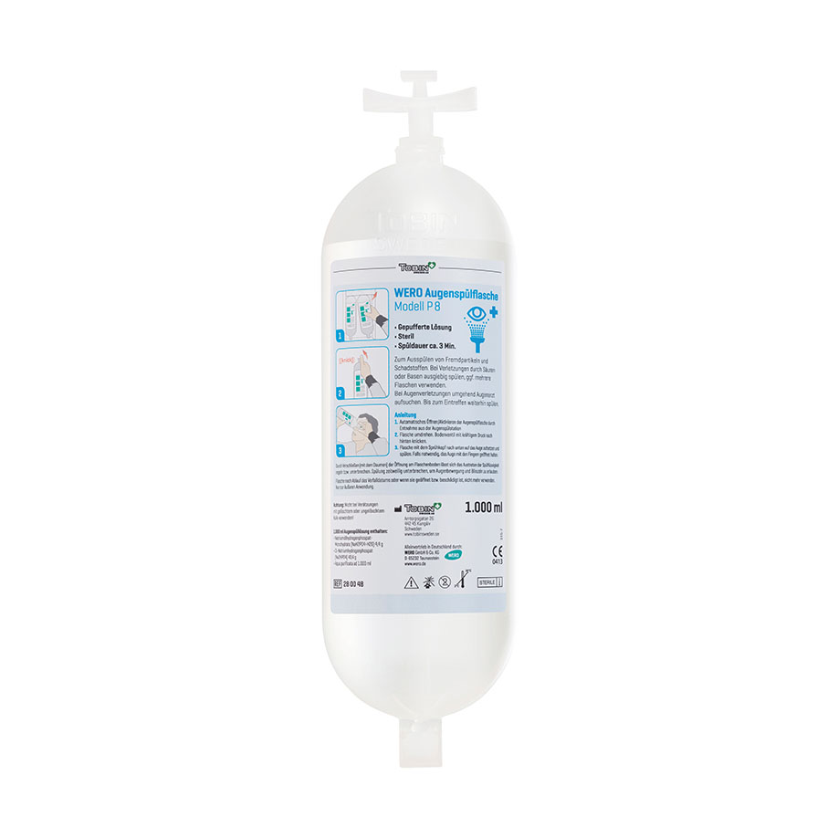 [U23330] wero-Augenspülflasche Modell P8 steril (2 x 1000 ml)