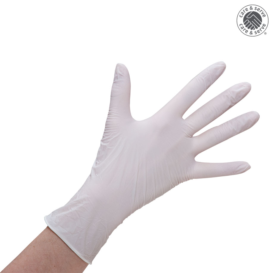 [U23366] wiroFEEL PF Nitril U.-Handschuhe weiß, Gr. L unsteril puderfrei (100 Stck.)