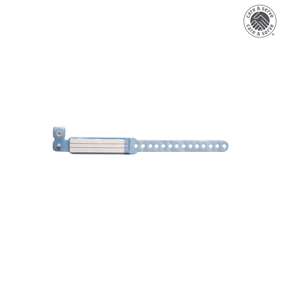 [U23372] wiroTINY IDENT Kinder Patientennamensbänder blau (250 Stck.)