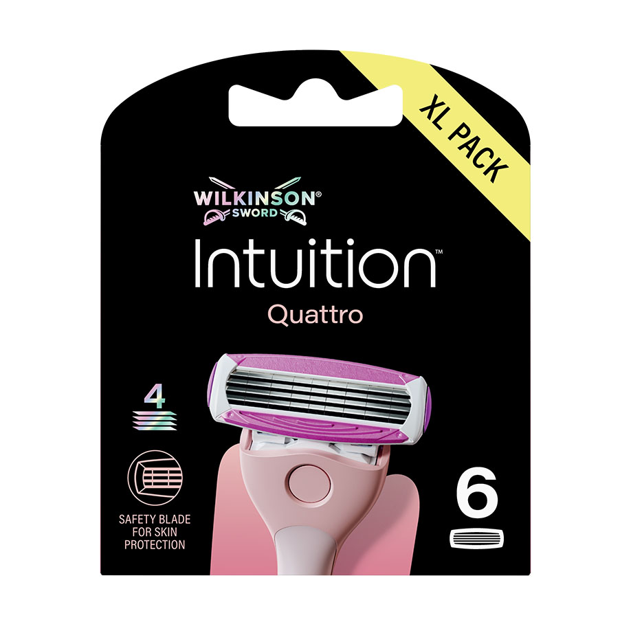 [U23404] Ersatzklingen für Wilkinson Quattro for Women (6 Stck.)